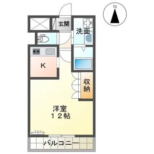 ソレイユⅡ【102号室】の間取り