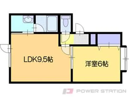 トゥラストコート(旧 MCA)【1階】の間取り