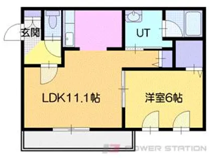 アドヴァンス・マンション【4階】の間取り