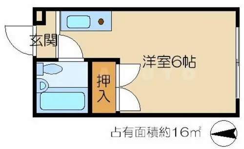 コーポ町柳【2階】の間取り