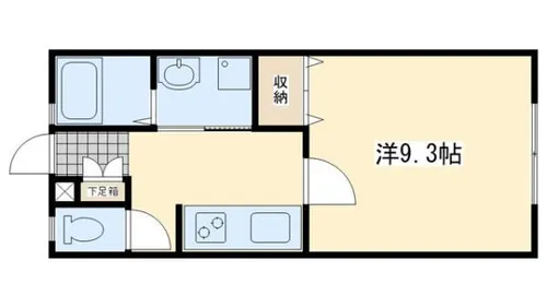 Green Gables 華里【101号室】の間取り
