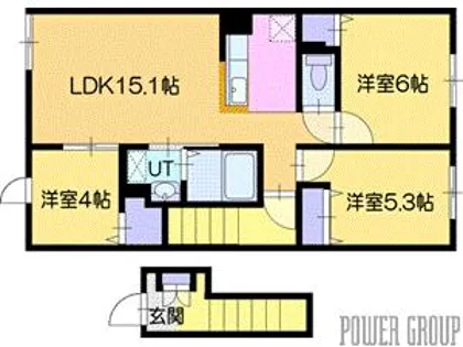 grand cinq(グランサンク)【2階】の間取り