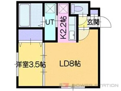 Hyatt恵庭(ハイアットエニワ)【4階】の間取り