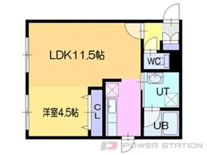 サンシルクパーク【1階】の間取り