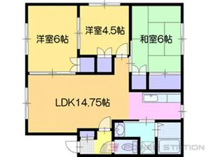 アルファ―高砂【2階】の間取り