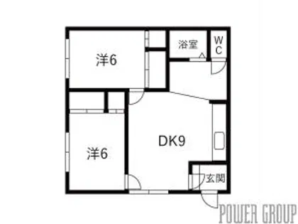 第一坂下マンション【1階】の間取り
