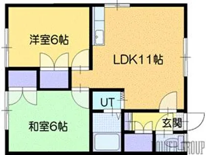 文京ハイツ【2階】の間取り