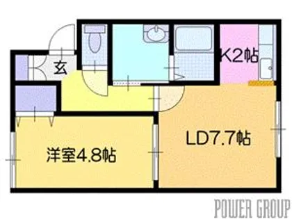 CIGAL KYOUMACHI(シーゲル京町)【3階】の間取り