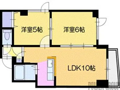 パークヒルズ沢町【5階】の間取り