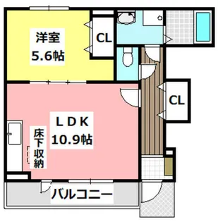 VILLAすみれ【1階】の間取り