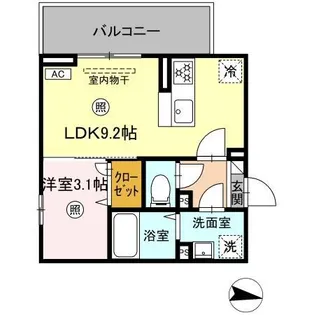 エスト・プラージュ【3階】の間取り
