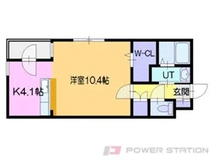 Dolcevita(ドルチェヴィータ)【4階】の間取り