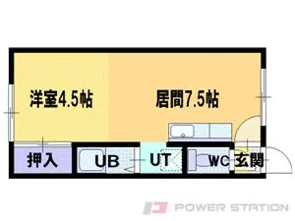 レジデンス松並【1階】の間取り