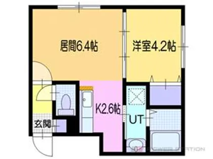 小樽駅前プレジデント【5階】の間取り