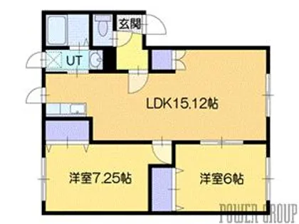 イーストパークハイツⅡ【2階】の間取り