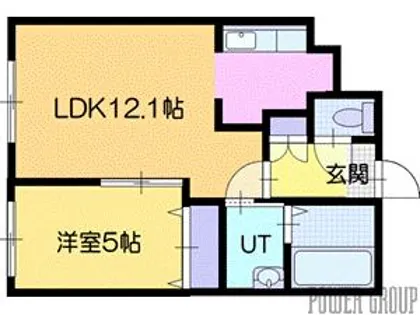 パーフェクトパートナーレジデンスB棟【5階】の間取り