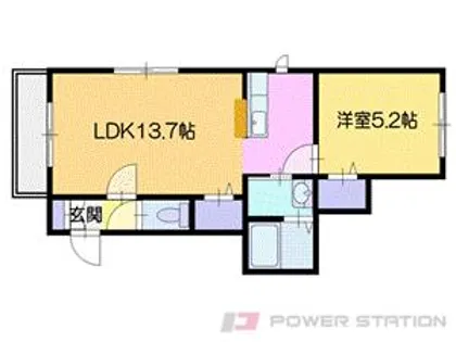 High storeyA(ハイストーリー)【3階】の間取り
