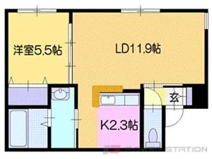 KENT Collection Ⅲ(ケント)【2階】の間取り