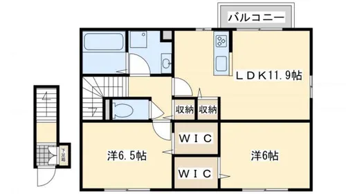 プレミールAsagiri【2階】の間取り