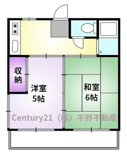 第二吉田コーポ【2階】の間取り