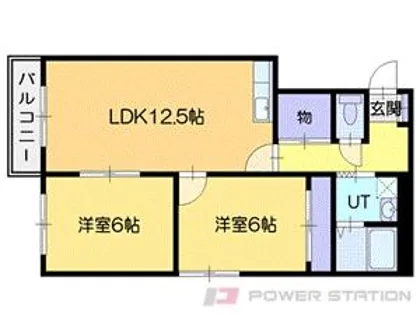 平和ビルⅢ【3階】の間取り