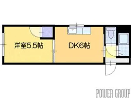ウエストウッドB【3階】の間取り