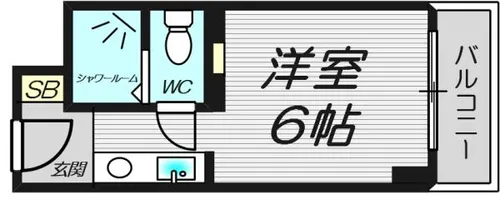 ビジネス新大阪【2階】の間取り