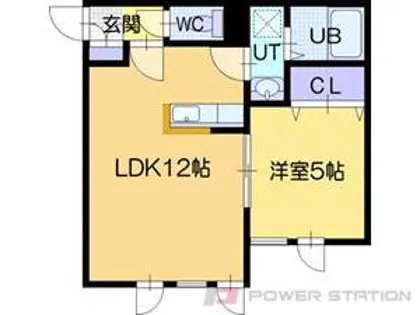カーサ・ビアンカ【2階】の間取り