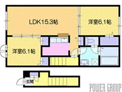 ノーブル ビュー【2階】の間取り