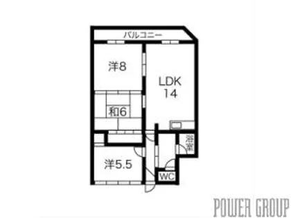 セントラルビル【5階】の間取り