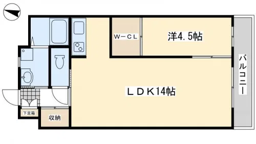 VENT CREST【605号室】の間取り