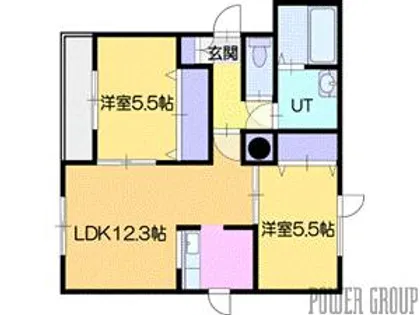 R’sコート(アールズコート)【3階】の間取り