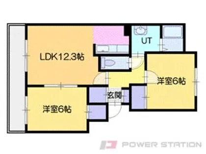 カルム・桜I【1階】の間取り