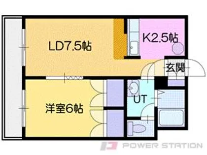 シティーアルファー【4階】の間取り