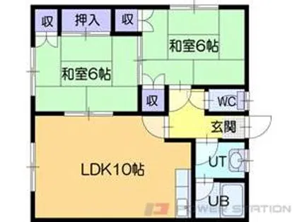 ハイツ白樺【2階】の間取り