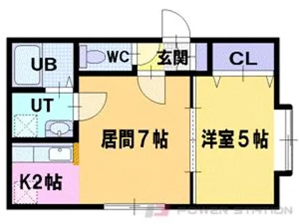 アンジェロプーロ【2階】の間取り