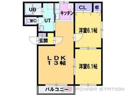 レジデンス匠(たくみ)【2階】の間取り