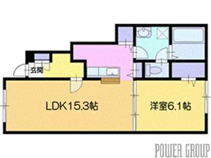 ノーブル ビュー【1階】の間取り
