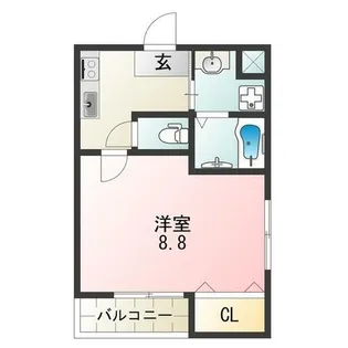 フジパレス喜連【1階】の間取り