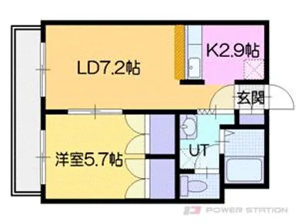 ハイツTKYⅡ【1階】の間取り