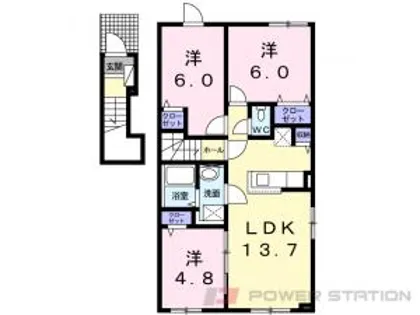 プリマヴェーラ【2階】の間取り