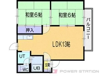 ポートアベニューB【1階】の間取り