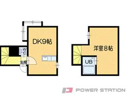 AMS新富A棟【1階】の間取り