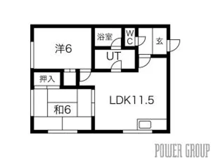 メゾンタムラ【2階】の間取り