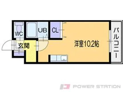 ベイヒルズ【3階】の間取り