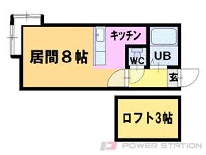 グランプリ東雲【3階】の間取り