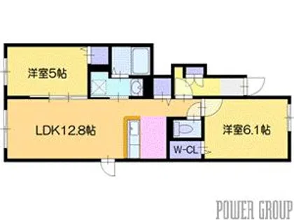 ナナカマド桜木【1階】の間取り