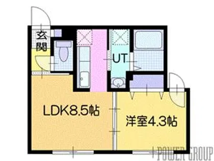 Marriotto共栄町【3階】の間取り