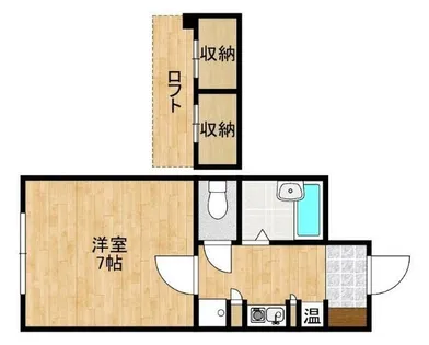 クレスト黒崎【4階】の間取り