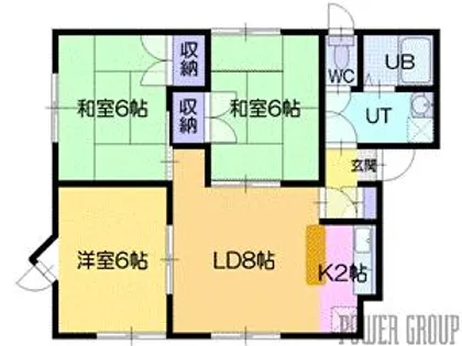 メイユール高砂壱番館【2階】の間取り